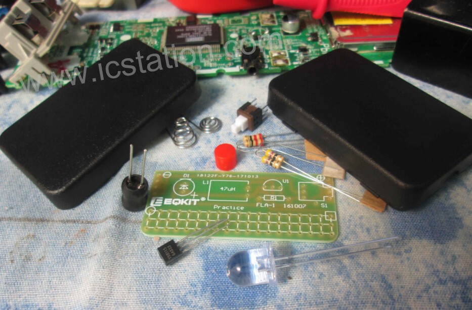 FLA1 Simple DIY Flashlight Kit DIY Light Lamp Module Soldering